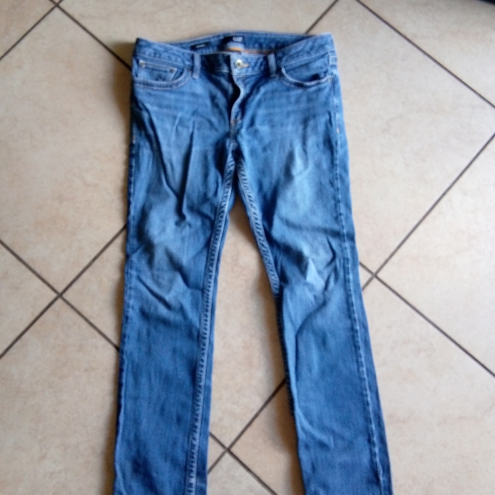 a.n.a. straight leg jeans medium blue